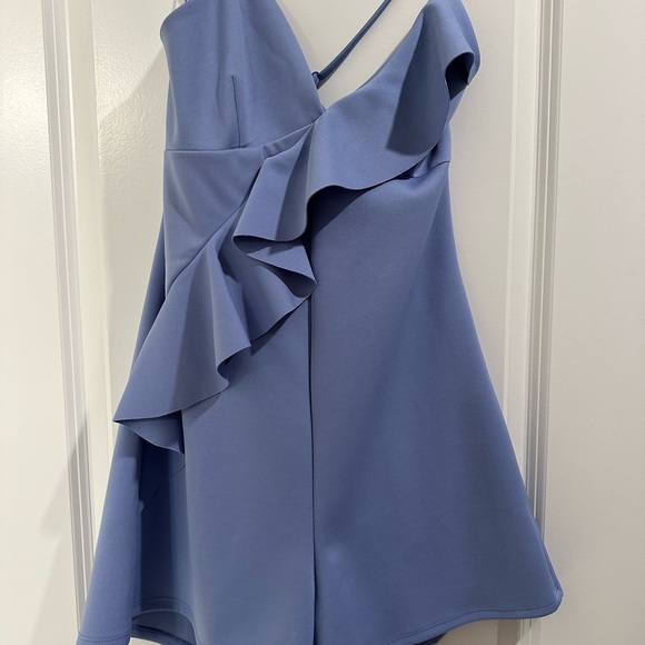 ASOS Scuba Ruffle Romper NWT - Picture 9 of 9